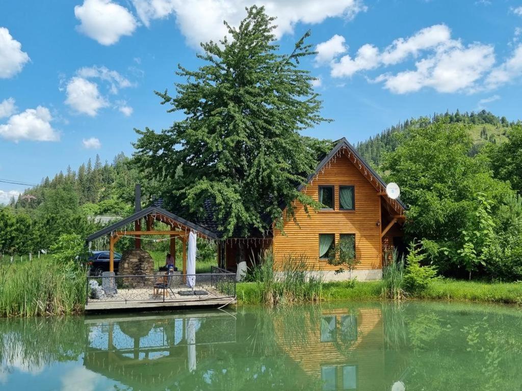 Moonlake Chalet Gainesti Kültér fotó