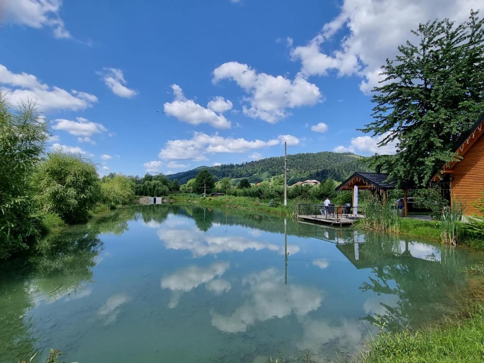 Moonlake Chalet Gainesti Kültér fotó